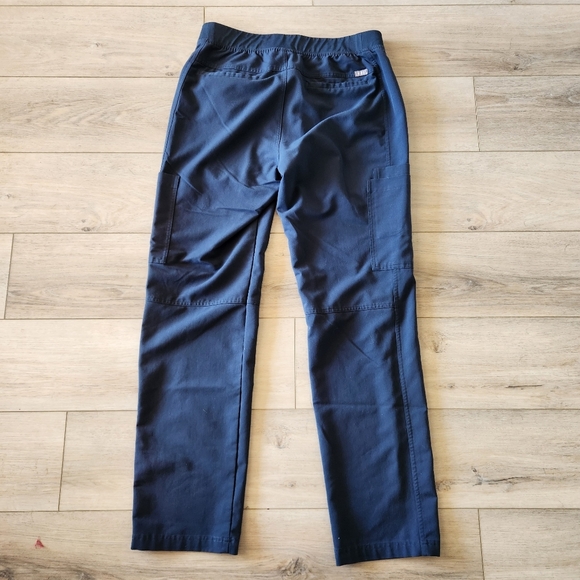 FIGS Mens Axim Cargo Scrub Pants Size Large Navy Blue Stretch T2001 Drawstring - Picture 5 of 5